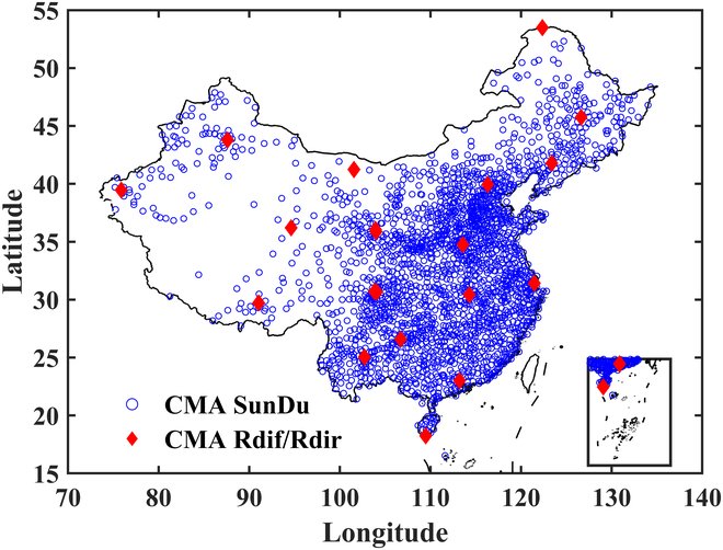 Mapa da China com os pontos citados no texto