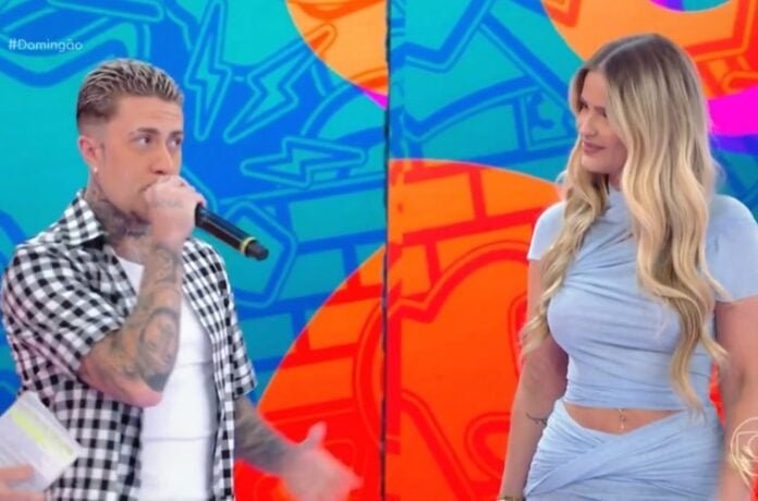 MC Daniel e Yasmin Brunet no Domingão