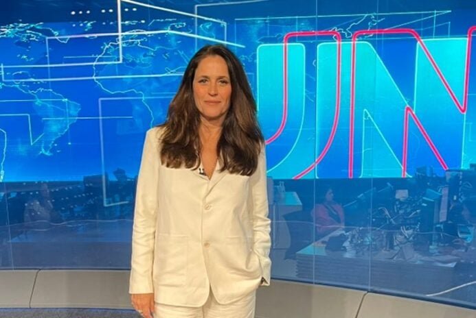 Ana Luiza Guimarães no Jornal Nacional - Foto: TV Globo