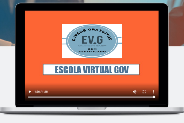 Logo da Escola Virtual (EV.G)