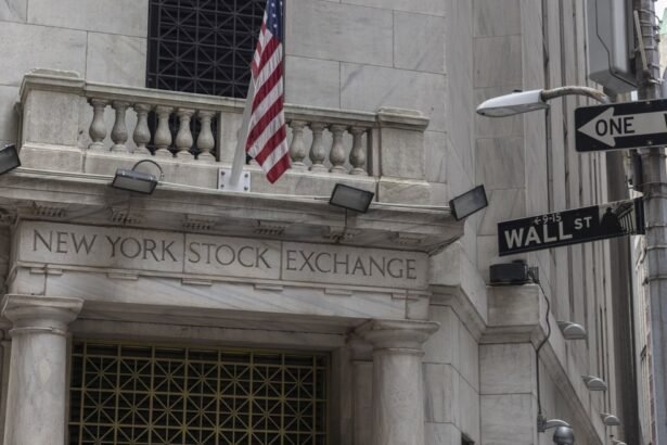 Fachada do prédio da bolsa de valores de Nova York (Nyse) — Foto: Victor J. Blue/ Bloomberg