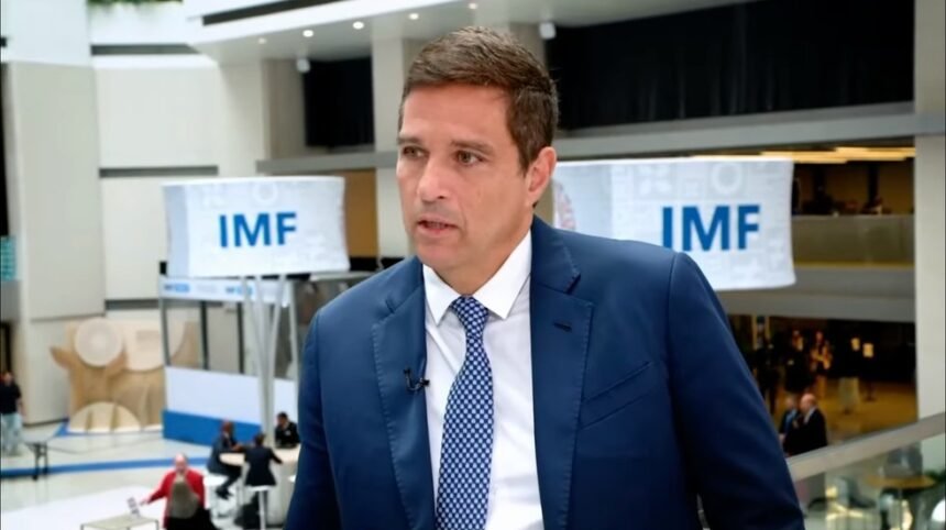 O presidente do BC, Roberto Campos Neto — Foto: Reprodução/Youtube FMI