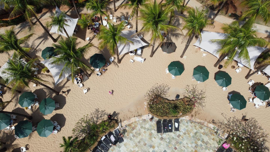 O parque aquático Hot Beach é uma dos mais visitados da América Latina