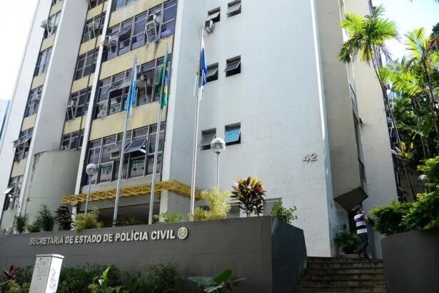 Prédio da Secretaria de Estado da Policia Civil do Rio de Janeiro — Foto: Tomaz Silva/Agência Brasil