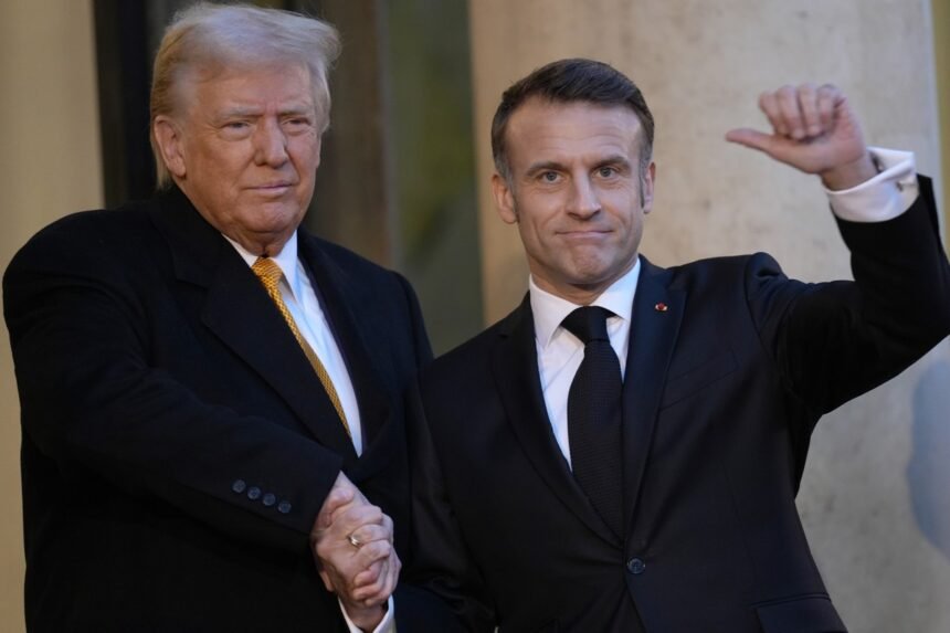 Macron e Trump se encontram antes de cerimônia de reabertura da Catedral de Notre-Dame, em Paris | Mundo